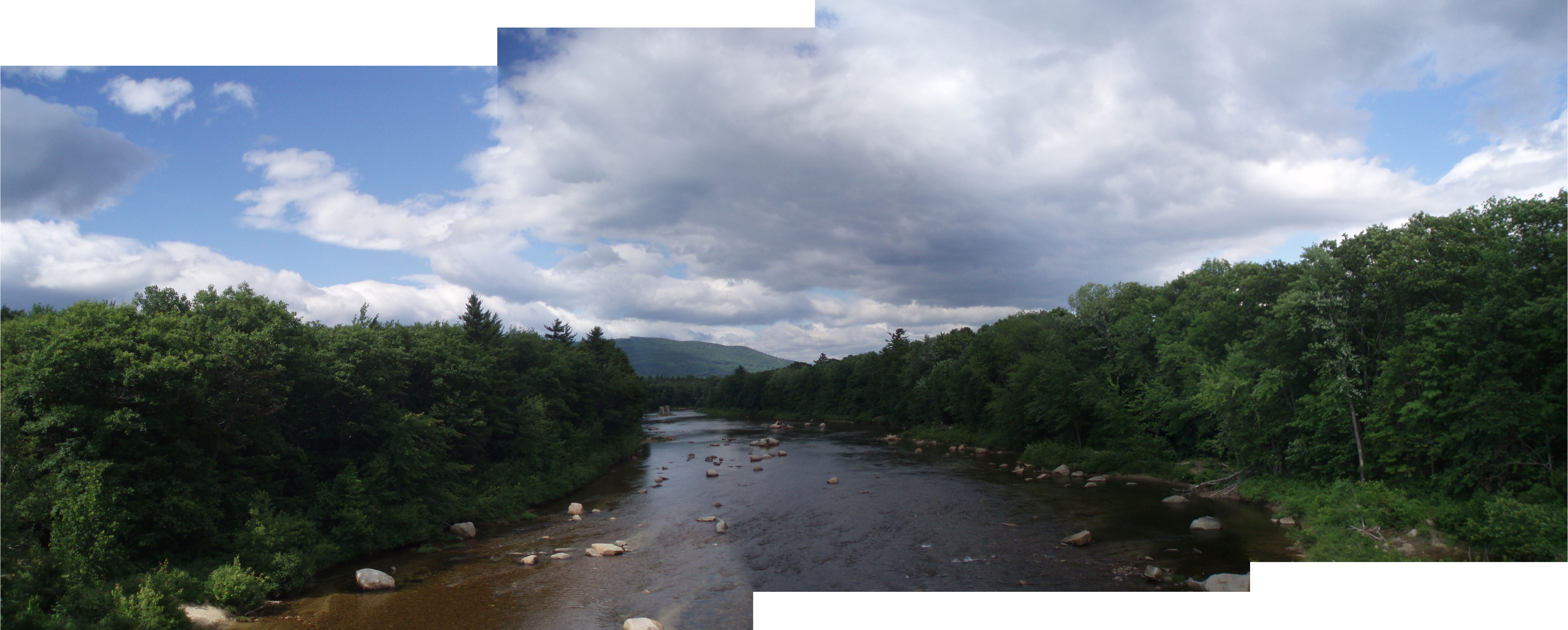 A beautiful river taken during our long distance bike tour