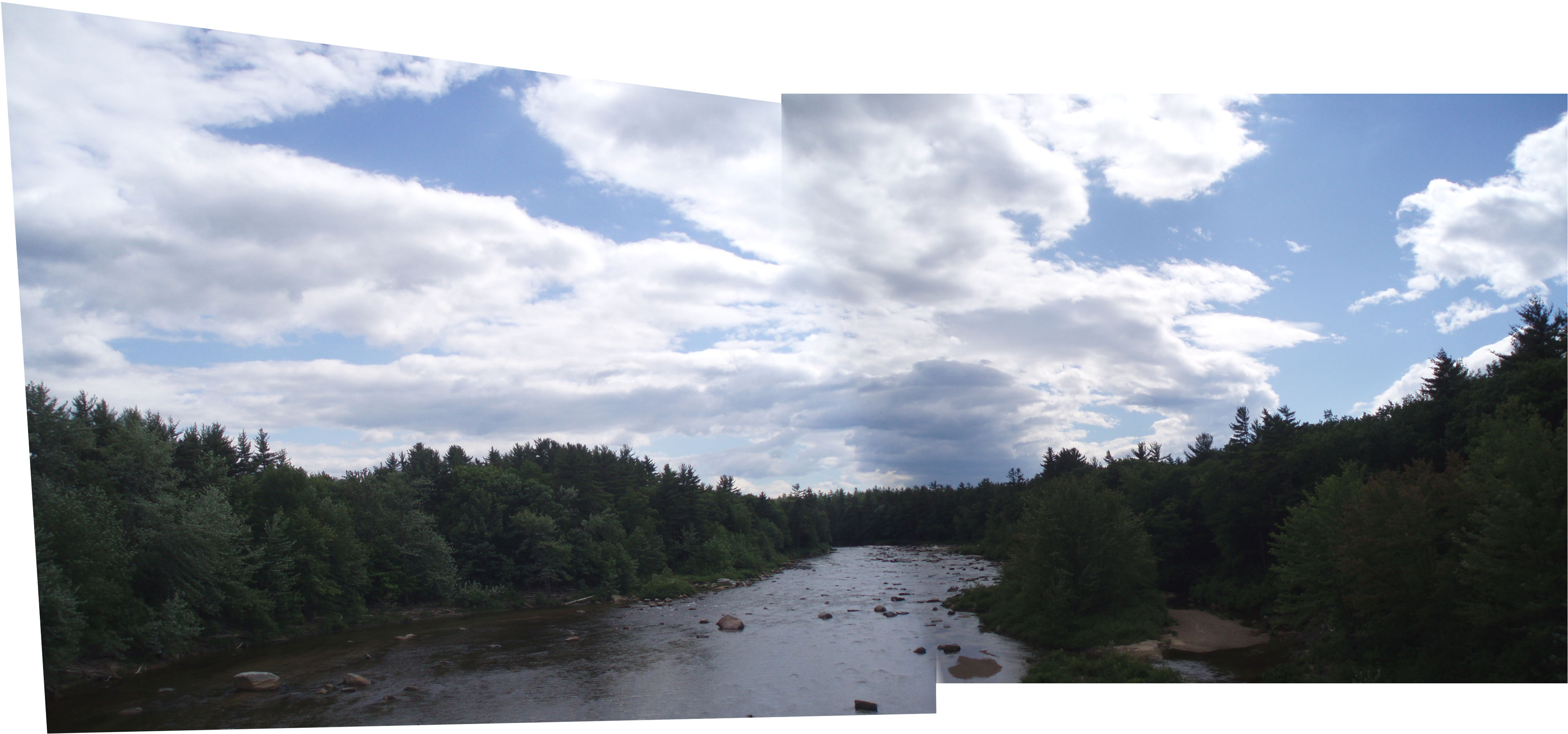 beautiful river taken duringduring our long distance bike tour