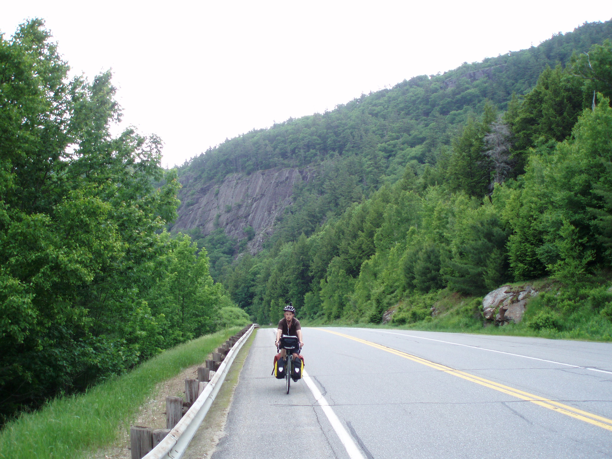 Chuck Van Winckle riding his bike during our 2007 Coast2CoastBikeRide 