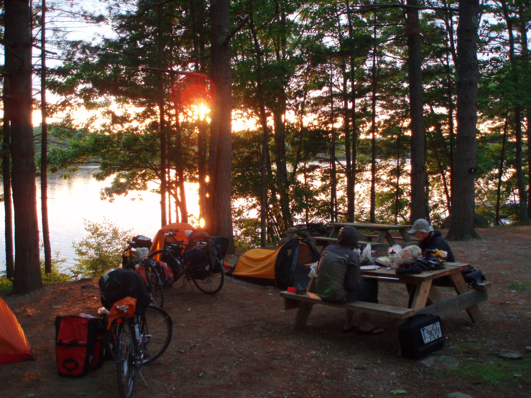 a rainy day in Waldoboro,day 4 of our Coast2CoastBikeRide 