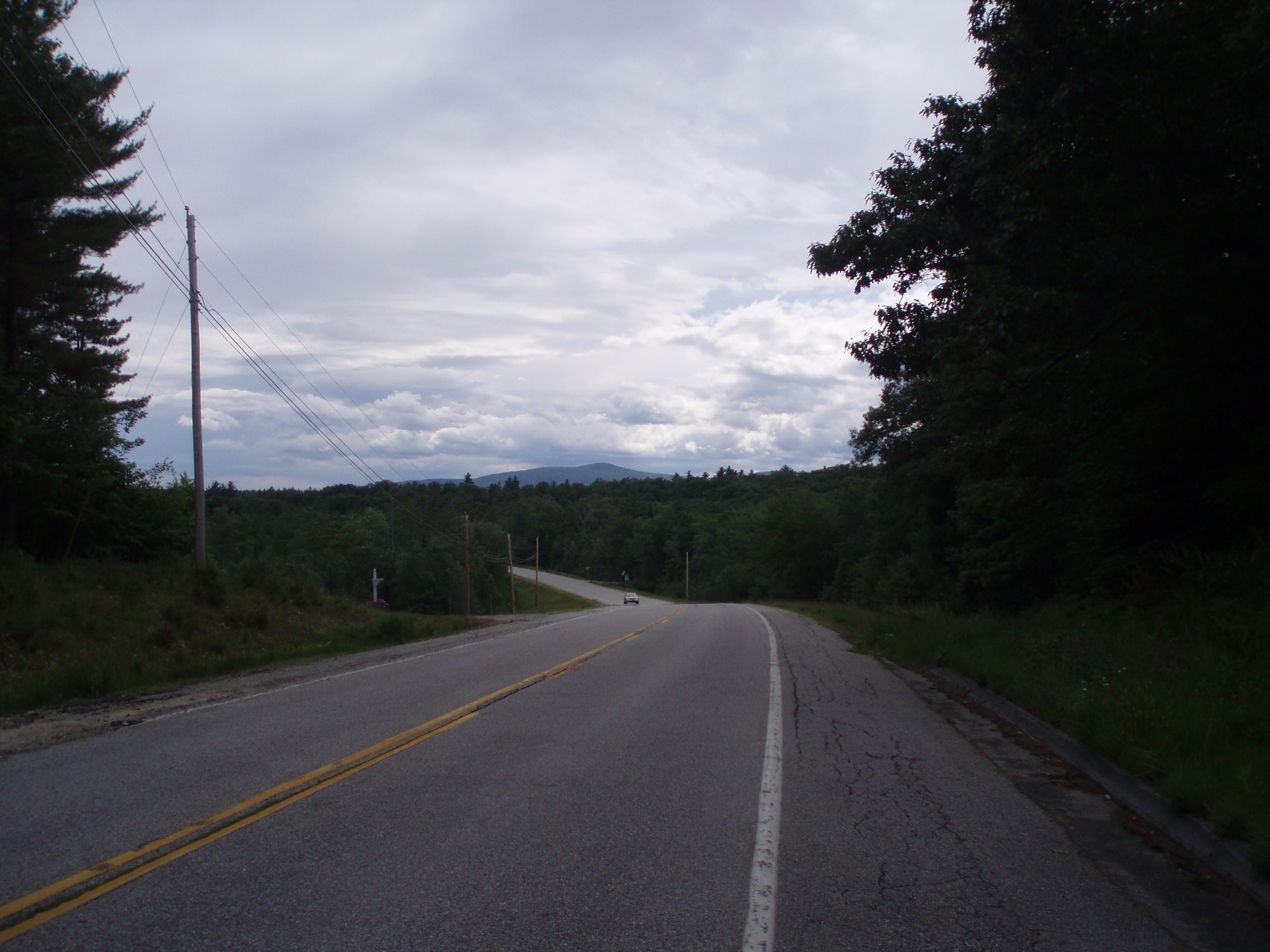 the road we took on our cross country bicycle tour