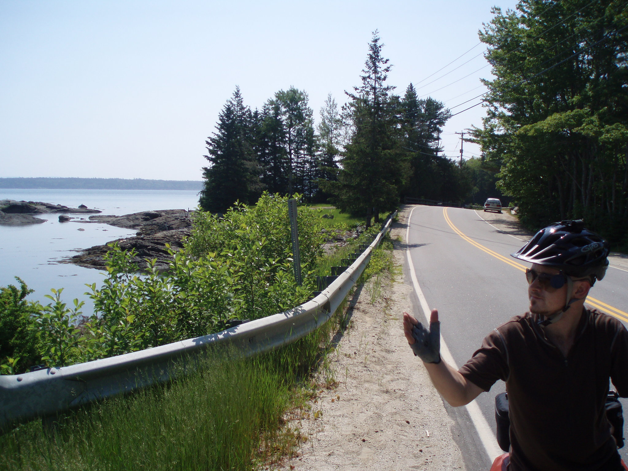 Day 1 2007 Coast to Coast Bike Tour with Chuck Van Winckle