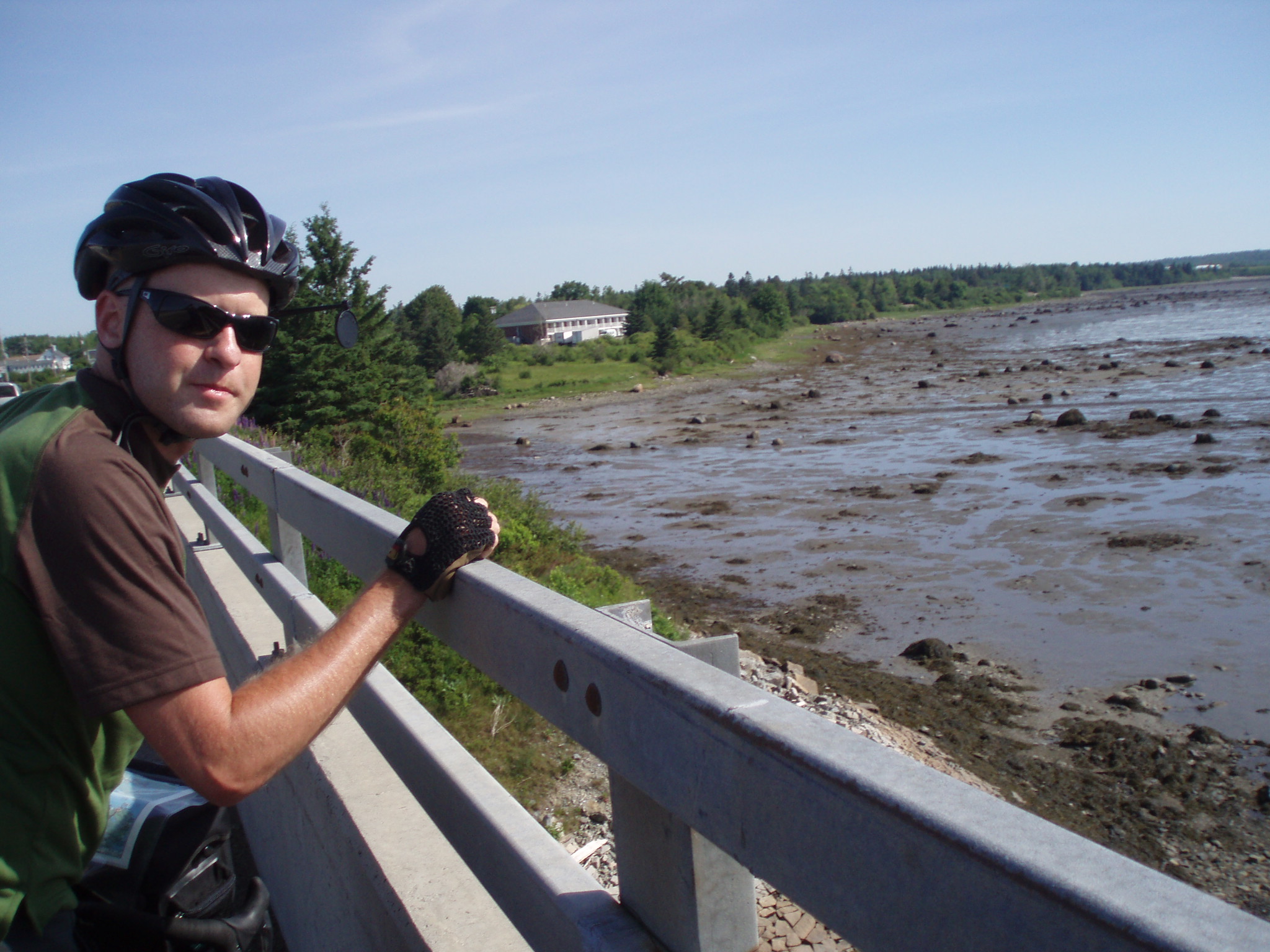  Stopping by the bridge taken during our 3rd day of our Long Distance Bicycle tour 