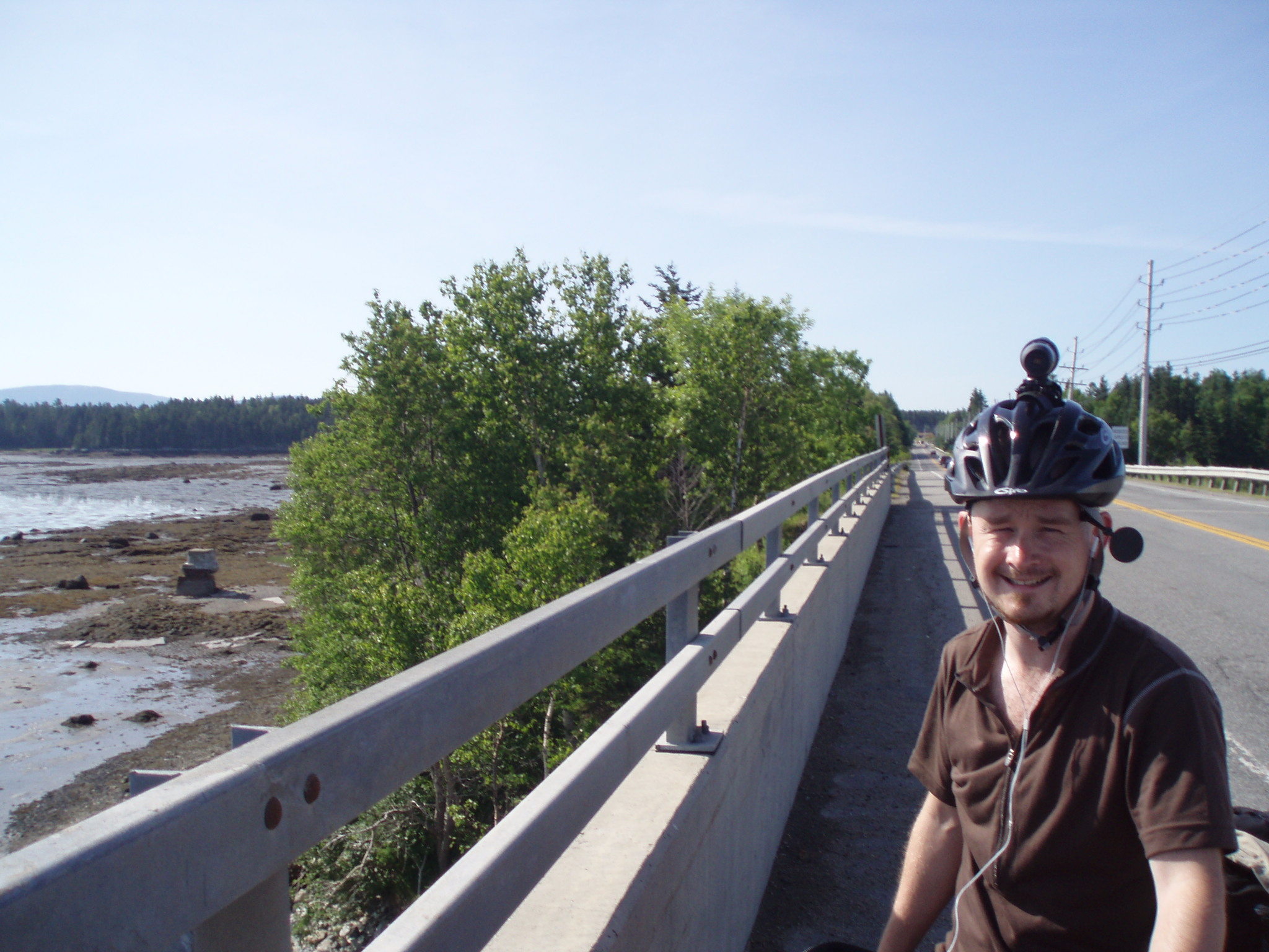  Stopping by the bridge taken during our 3rd day of our Long Distance Bicycle tour 