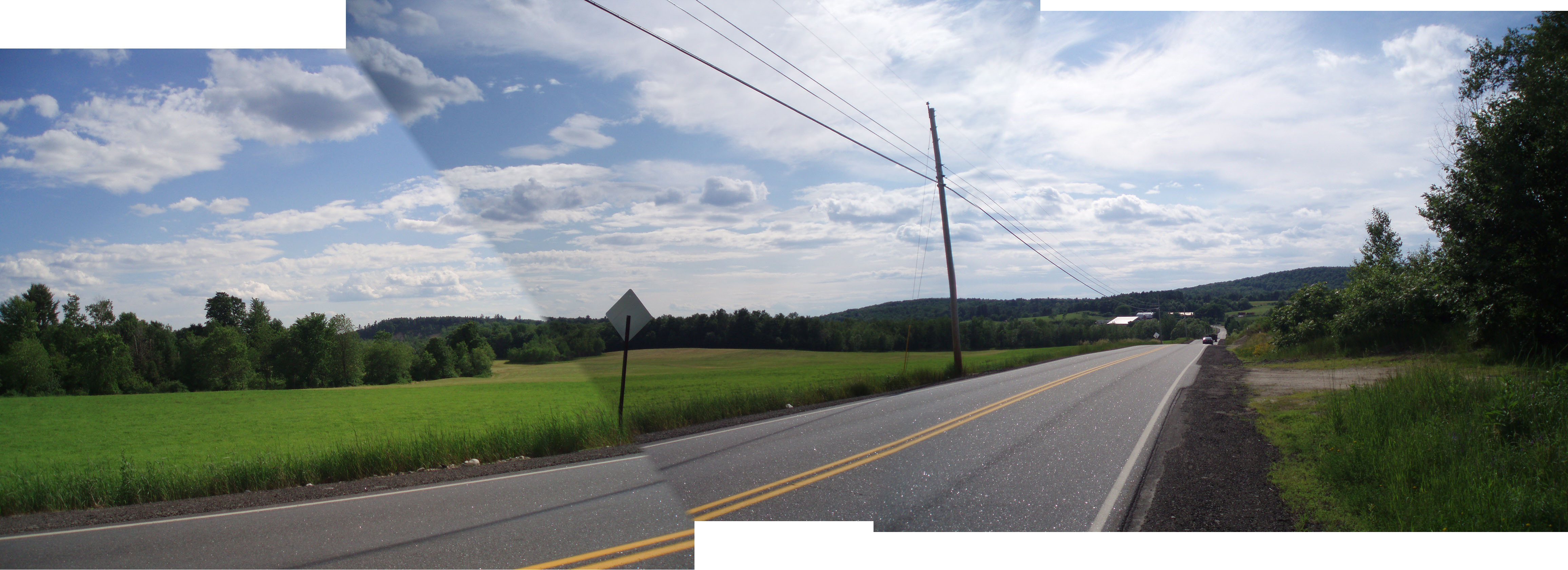 a great day hitting the road on our 2007 cross country bike tour